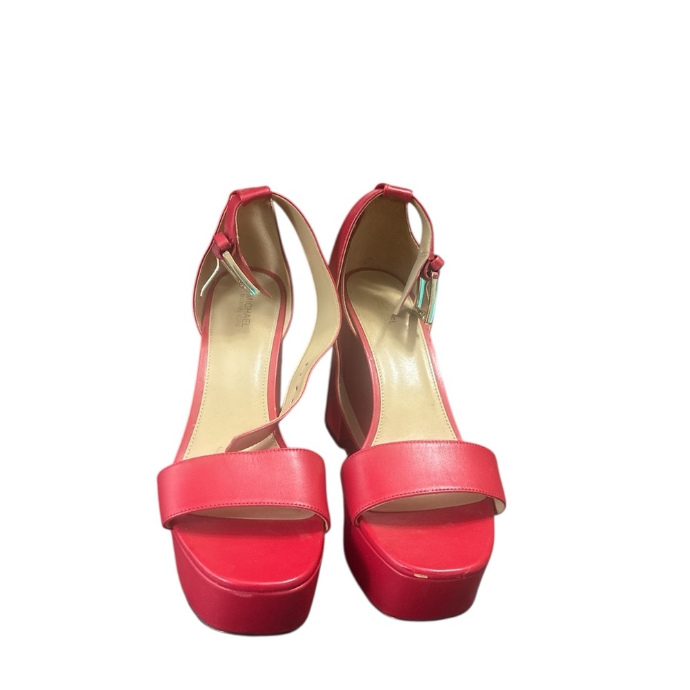 Michael Kors Collection Red Platform Sandals With… - image 6